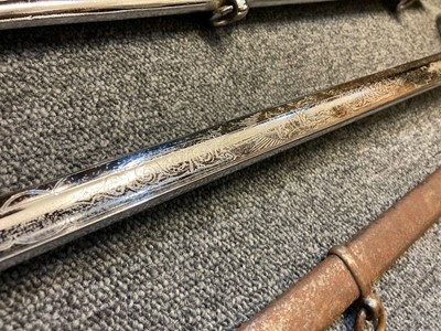 Lot 390 - Swords. A Victorian 1845 pattern infantry officer's sword