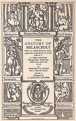 Lot 430 - Burton (Robert).   The Anatomy of Melancholy, 2 vols., Nonesuch Press, 1925