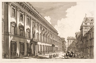 Lot 275 - Piranesi (G. B.). Veduta del Palazzo Odescalchi, First Paris edition, [1800 - 07]