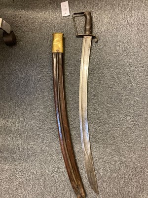 Lot 369 - Sword. A 19th century Indian Mounted Artillery sword