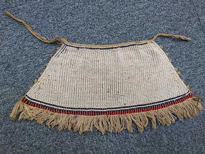 Lot 455 - Guyana. Beadwork apron, early 19th century