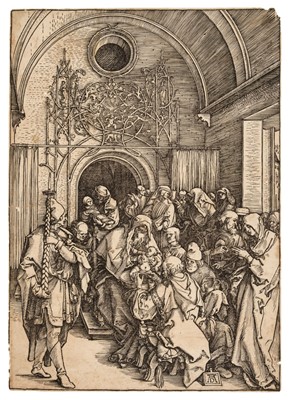 Lot 21 - Dürer (Albrecht, 1471-1528). The Circumcision, from The Life of the Virgin, 1503