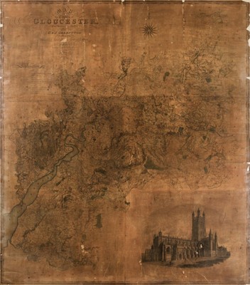 Lot 173 - Gloucestershire. Greenwood (C. & J.), Map of the County of Gloucester..., 1824