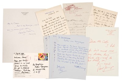Lot 346 - Literary Autographs. A group of 18 Autograph Letters Signed, mostly 20th century