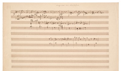 Lot 357 - Offenbach (Jacques, 1819-1880). Autograph Manuscript (unsigned), no date