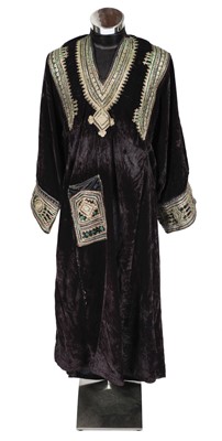 Lot 632 - India. A velvet pheran, Kashmir, early 20th century