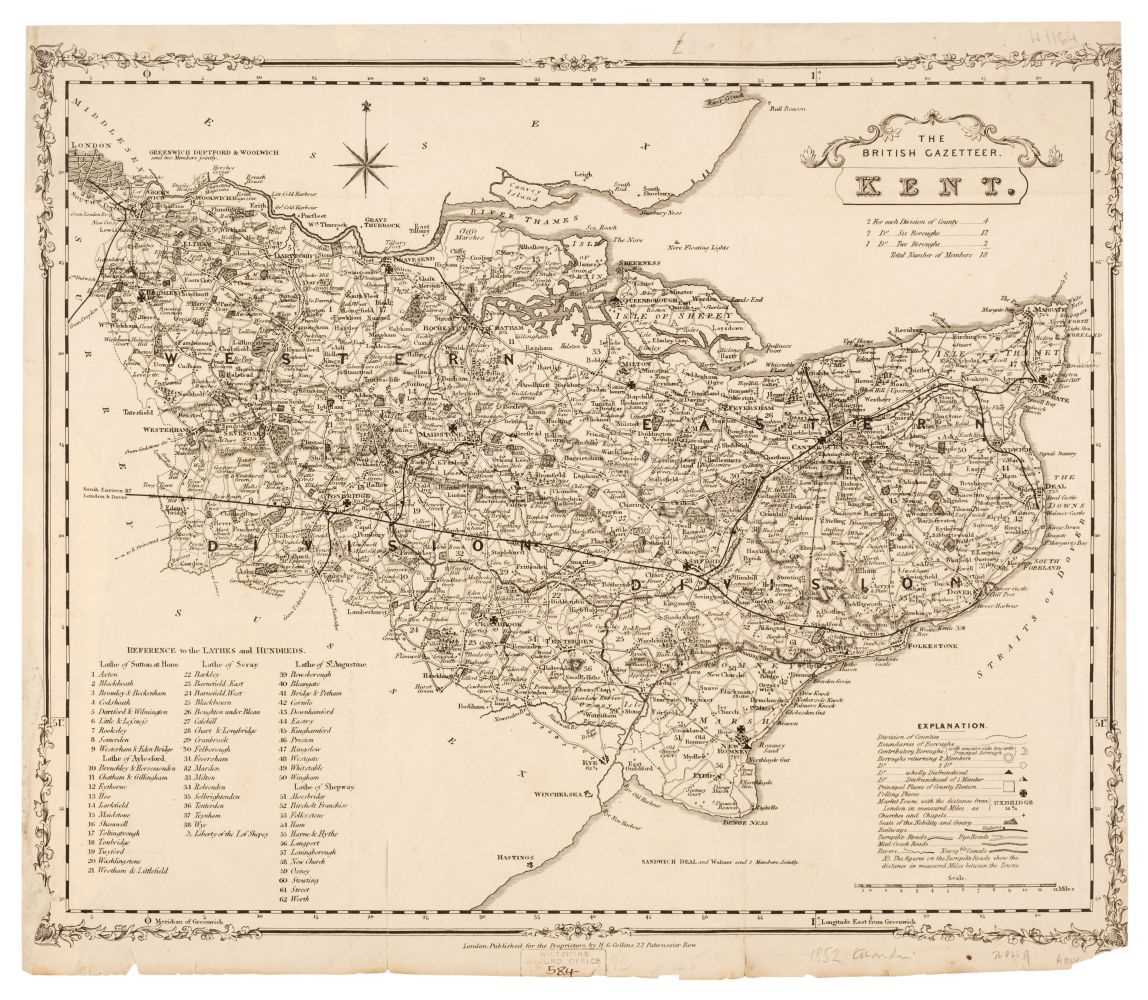 Lot 200 - Maps. A collection of approximately 350 British & foreign maps, mostly 19th century