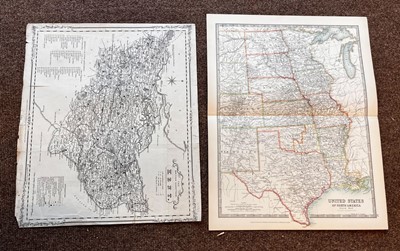 Lot 200 - Maps. A collection of approximately 350 British & foreign maps, mostly 19th century