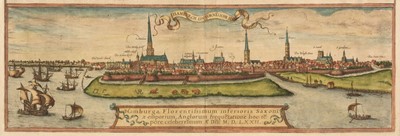 Lot 257 - Hamburg. Braun (Georg & Hogenberg Franz). Hamburch ein Vorneliche Han Stat. 1575