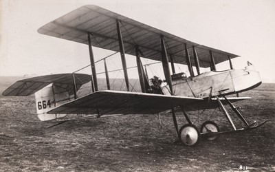 Lot 95 - Vickers Fighter F.B.5. A fine WWI silver presentation model of the Vickers Fighter