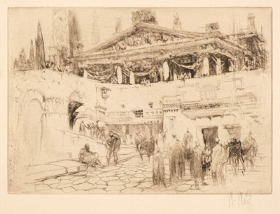 Lot 334 - Walcot (William, 1874-1943). First Wooden Temple of Jupiter, 1918..., and four others