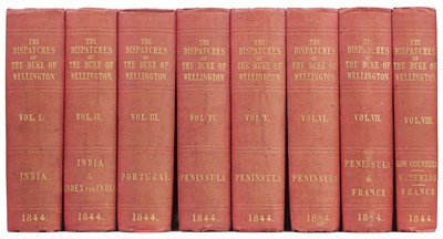 Lot 85 - Gurwood (John, editor). The Dispatches of Wellington, 8 volumes, 1844-47