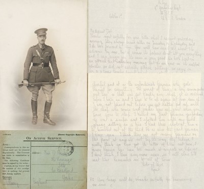 Lot 11 - World War One Letters. An archive of approximately 29 letters