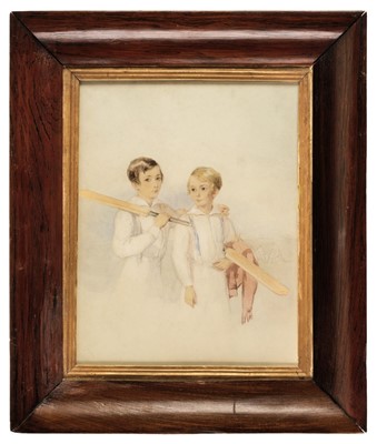 Lot 240 - Cricket. Young Cricketers, circa 1860