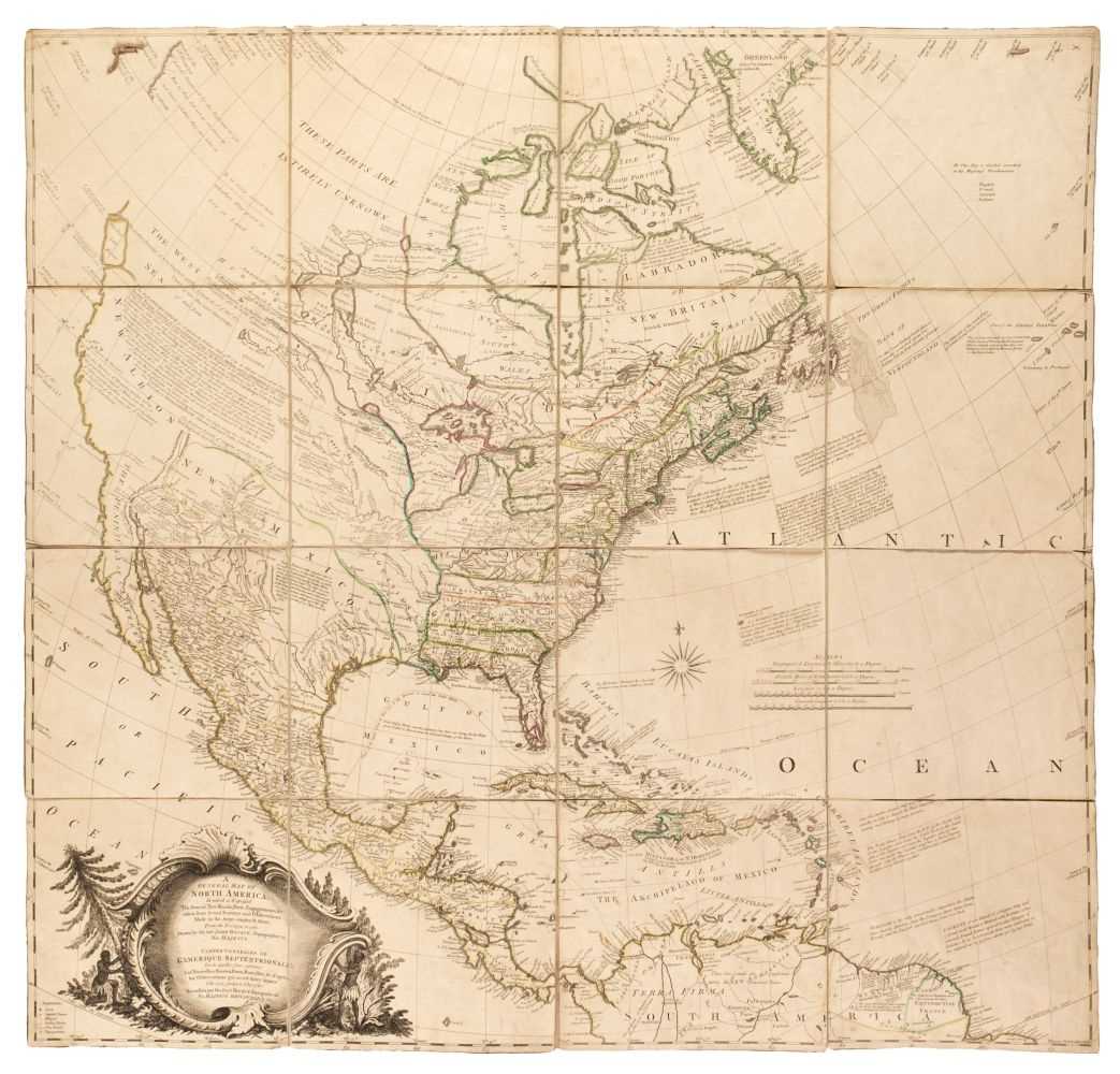Lot 202 - North America. Rocque (John), A General Map