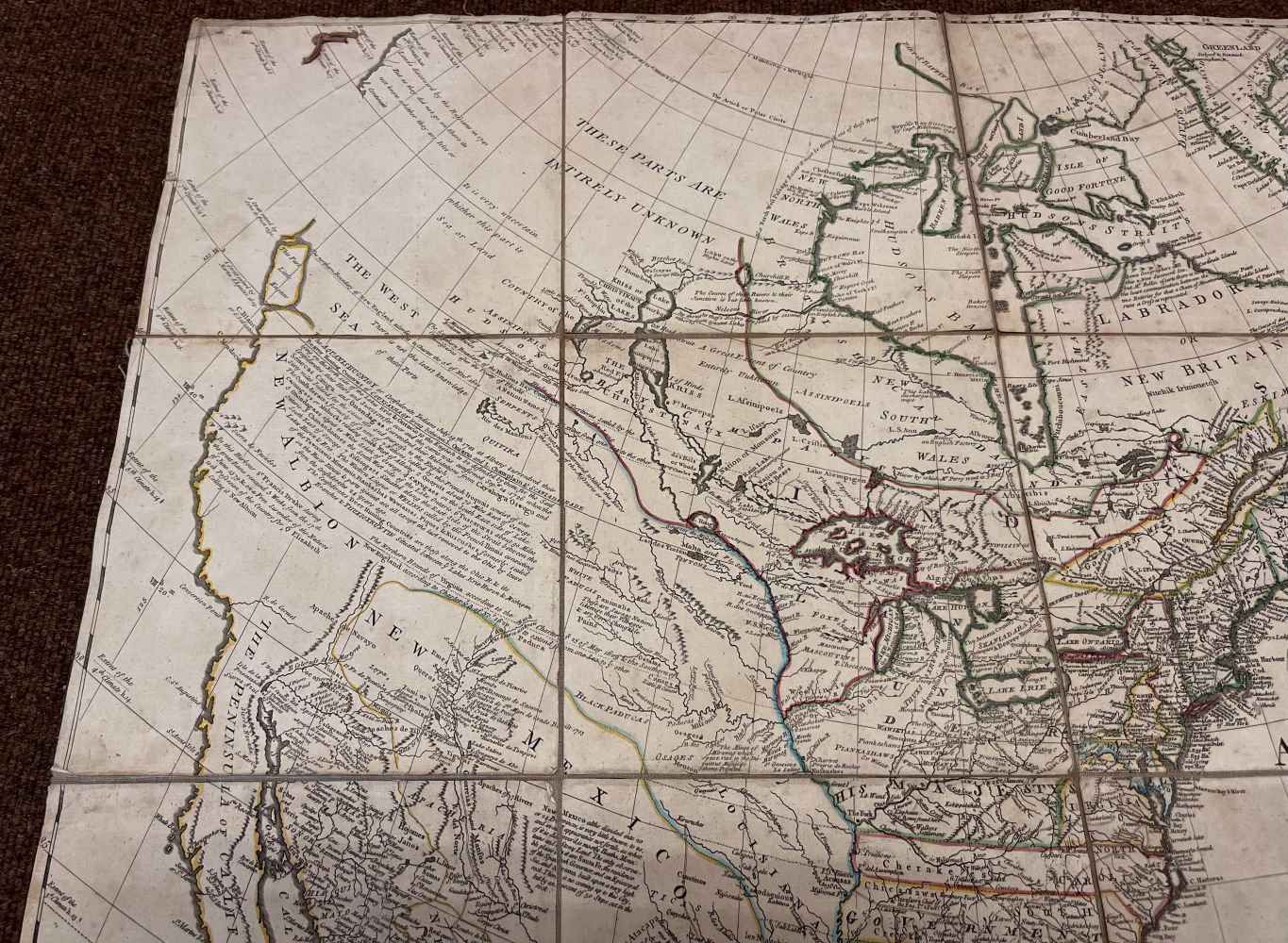 Lot 202 - North America. Rocque (John), A General Map