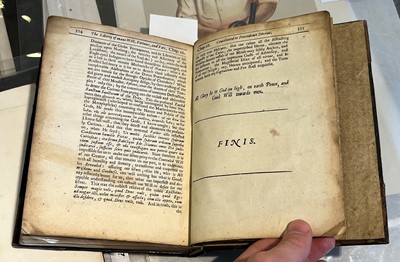 Lot 313 - Charleton (Walter), The Darknes of Atheism Dispelled by the Light of Nature
