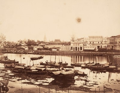 Lot 122 - Singapore. An early view of Singapore, c. 1875