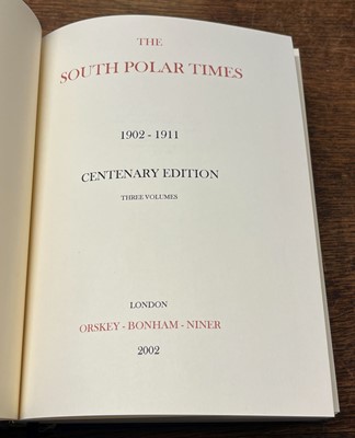 Lot 37 - South Polar Times. The South Polar Times, 3 volumes, Centenary Edition, 2002