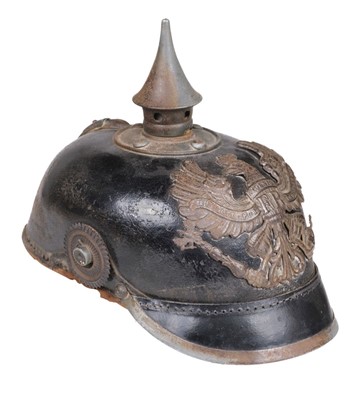 Lot 308 - Pickelhaube. A WWI Prussian pickelhaube