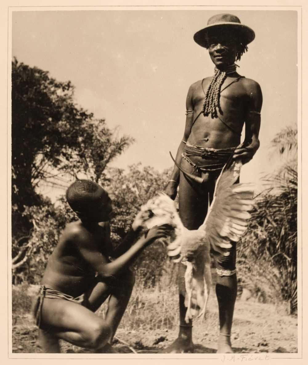 Lot 104 - Nigeria. A portrait of a Nigerian witch doctor, attributed to Maurice Fievet, c. 1940