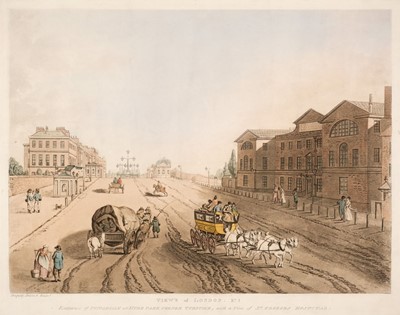 Lot 287 - Rowlandson (Thomas & Dagaty Delini). Views of London, the set of 6, R. Ackermann, 1809