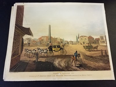 Lot 287 - Rowlandson (Thomas & Dagaty Delini). Views of London, the set of 6, R. Ackermann, 1809
