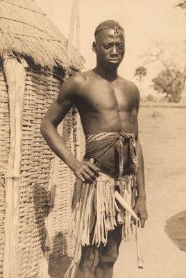 Lot 19 - Central Africa. A group of four assorted male portrait studies, c. 1900/1930
