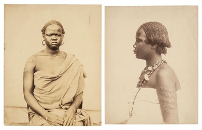 Lot 128 - Sudan & Equatorial Africa. Portrait of a Sudanese woman..., c. 1880.., and others