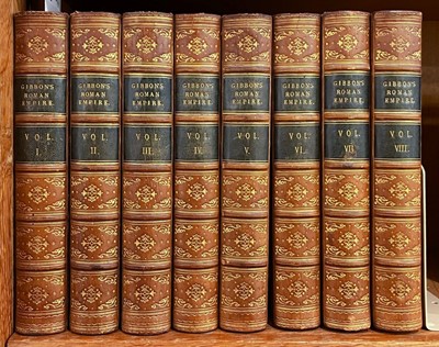 Lot 349 - Gibbon (Edward). The History of the Decline and Fall of the Roman Empire, 8 volumes, 1887