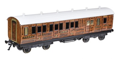 Lot 272 - Model Rail. Bing for Bassett Lowke 1 LNER coach