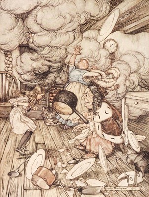 Lot 710 - Rackham (Arthur, illustrator). Alice's Adventures in Wonderland, by Lewis Carroll