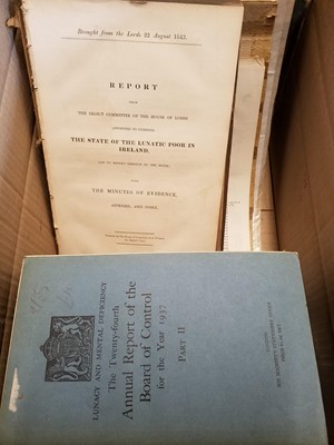 Lot 470 - Lunatic asylums & mental health. Report ... the state of the lunatic poor in Ireland, 1843