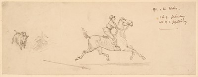 Lot 307 - Baden-Powell (Robert, 1857-1941). 'Sketch for page 187..., c. 1923