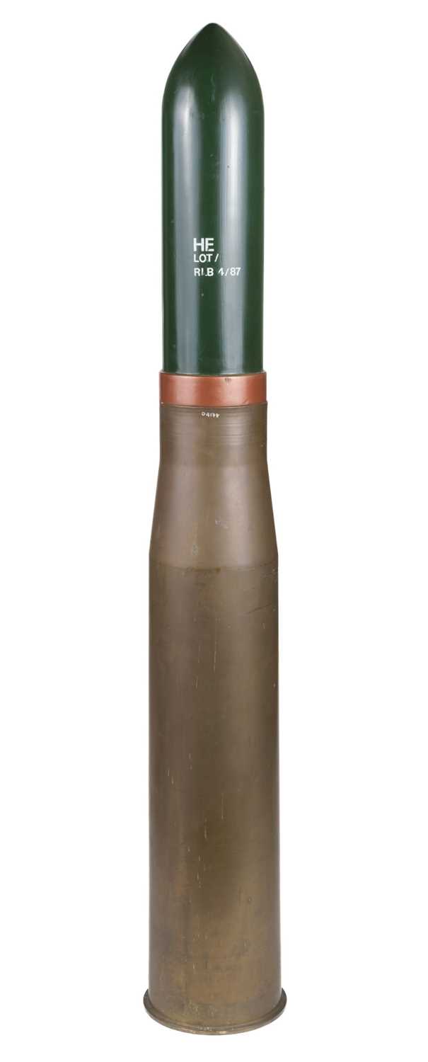 Lot 301 - Munition. An inert 4.5 Inch Naval round for a British QF gun