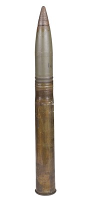Lot 305 - Munition. An inert WWII German 88 mm projectile round for the 8.8 cm anti-aircraft gun