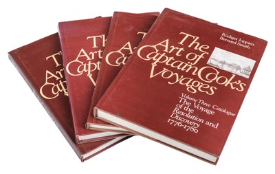 Lot 406 - Joppien (Rüdiger & Bernard Smith). The Art of Captain Cook's Voyages, 4 volumes, 1985-88