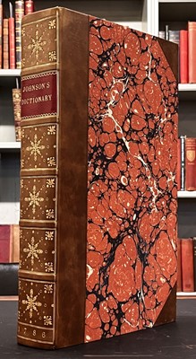 Lot 332 - Johnson (Samuel). A Dictionary of the English Language, 1786