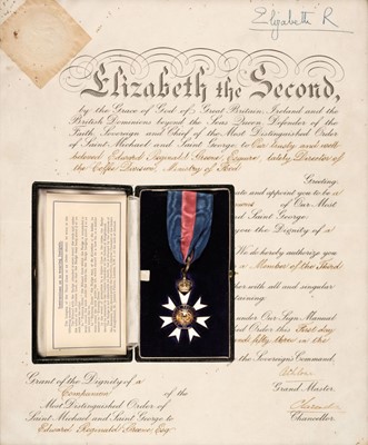 Lot 269 - Elizabeth II (1926-2022). The Most Distinguished Order of St Michael & St George CMG