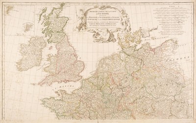 Lot 165 - Europe. D'Anville (Jean Baptiste Bourguignon), Premiere Partie de la Carte D'Europe..., 1754