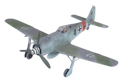 Lot 129 - Luftwaffe. Focke-Wulf Fw 190, hand built model aircraft