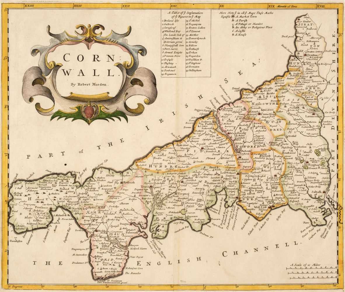 Lot 201 - Morden (Robert). A collection of 55 maps