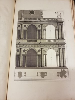 Lot 370 - Palladio (Andrea). The Architecture of A. Palladio; in four books ..., 1715