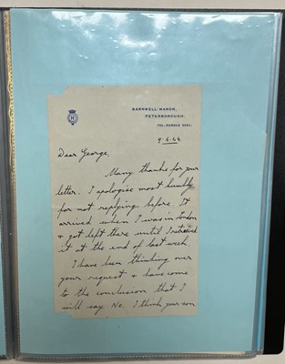 Lot 250 - British Royalty. A collection of 19 British Royal Family autograph items, c. 1902-1999