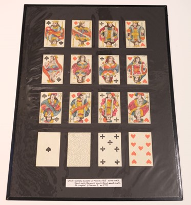 Lot 524 - Spanish playing cards. Four Empires design, [Felipe Ocejo, Madrid], circa 1810, & 2 others