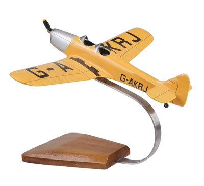 Lot 135 - Royal Air Force. Avro 621 Tutor model aircraft built by Peter Halliday
