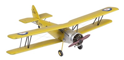 Lot 135 - Royal Air Force. Avro 621 Tutor model aircraft built by Peter Halliday