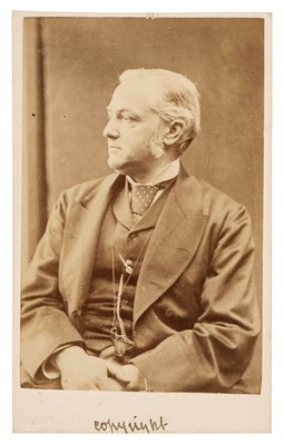 Lot 114 - Rejlander (Oscar Gustave, 1813-1875). Half-length portrait of Professor Max Müller, c. 1870