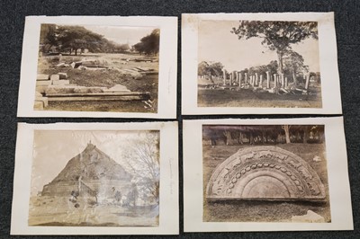 Lot 21 - Ceylon. A group of 5 photographs by Joseph Lawton, 1870s