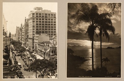 Lot 8 - Brazil. A group of approximately 50 photographs of Rio de Janeiro & other Brazilian scenes, c. 1920
